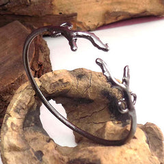 Black Plated Unique Designer Cuff SKU5961