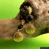 Gold plated Designer Handmade Drop and Dangle Earring SKU5975