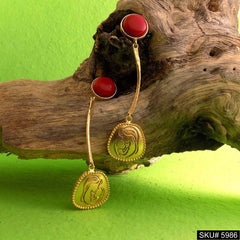 Gold plated Designer Handmade Drop and Dangle Earring SKU5986