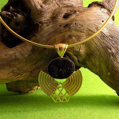 Gold plated Unique Designer Choker With A Big Statement Pendent SKU5996