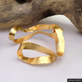Gold Plated Unique Tangle Designer Cuff SKU6005