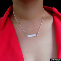 Silver Plated Chain Unique Lovely Charm of Chain Necklace SKU6020