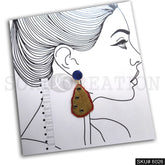 Gold plated Designer Handmade Drop and Dangle Earring SKU6026