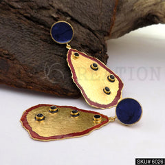 Gold plated Designer Handmade Drop and Dangle Earring SKU6026