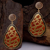 Gold plated Designer Handmade Drop and Dangle Earring SKU6037