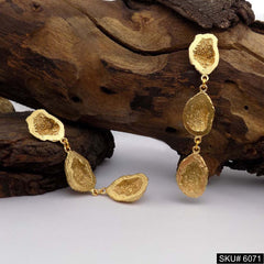 Gold plated Handmade Design Drop and Dangle Earring SKU6071