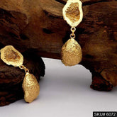 Gold plated Handmade Design Drop and Dangle Earring SKU6072