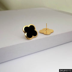 Gold plated Handmade Design Flower Style Stud Earring SKU6113