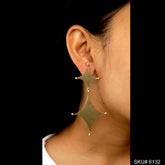 Gold plated Handmade Statement Drop and Dangle Earring SKU6132
