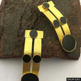 18K Gold Plated Enamel Geometrical Earring SOKU# 6263