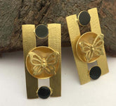 18K Gold Plated Enamel Earring SOKU# 6265