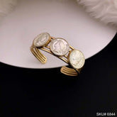 Gold Plated Unique antique Design Cuff SKU6844