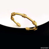 Gold Plated Antique Design of Unique Cuff SKU6847