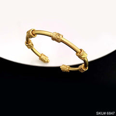 Gold Plated Antique Design of Unique Cuff SKU6847