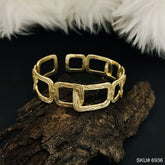Gold Plated antique Design Unique Cuff SKU6936