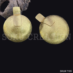Gold Plated Unique Statement Handmade Drop and Dangle Earring SKU7105