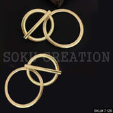 Gold Plated Unique Statement Drop and Dangle Earring SKU7126