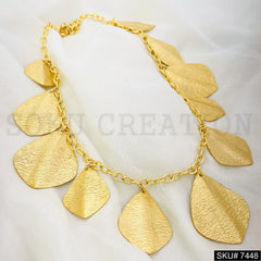 Statement Handmade Leaves Necklace SKU7448