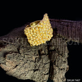 Gold Pellets Touch Ring SKU7467