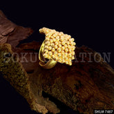Gold Pellets Touch Ring SKU7467