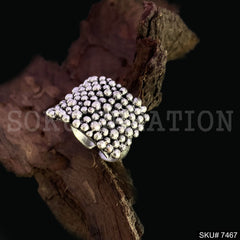 Gold Pellets Touch Ring SKU7467