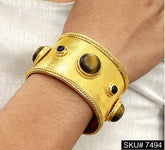 Tiger Eye Bold Hand-Crafted Cuff SKU7494