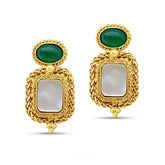 Gemstone Earring in Gold Plated SKU7573