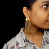 Gold plated Shimmer Earrings SOKU#7676