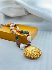 Gold Shell Pendant SOKU#7801