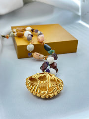 Gold Shell Pendant SOKU#7801