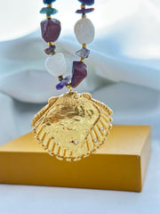 Gold Shell Pendant SOKU#7801