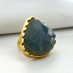 Blue Gemstone Ring SOKU#7853