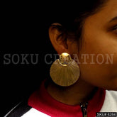 Gold plated Drop and Dangle with butterfly designer Earring SKU6284