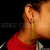 Gold plated Butterfly Drop and Dangle Earring SKU6294
