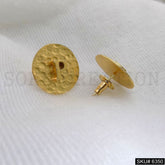 Gold plated Your Name Start with P Alphabet Handmade Stud Earrings SKU6350