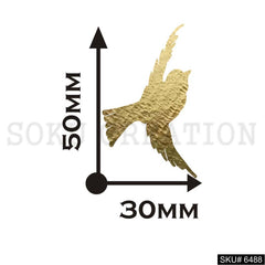 Gold plated Flying Bird Stud Earrings SKU6488