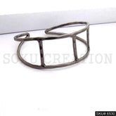 Silver & Metal Plated Delicate Statement Design of Unique Cuff SKU6530