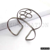 Silver & Metal Plated Statement Delicate Design of Unique Cuff SKU6534