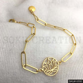 Gold plated Charm Bracelet SKU6550