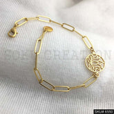 Gold plated Charm Bracelet SKU6550
