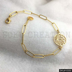 Gold plated Charm Bracelet SKU6550