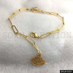 Gold plated Charm Bracelet SKU6551