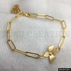 Gold plated Charm Bracelet SKU6551