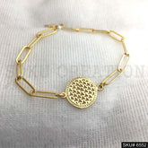 Gold plated Charm Bracelet SKU6552
