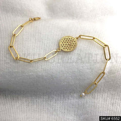 Gold plated Charm Bracelet SKU6552