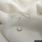 Gold plated Tear Drop Style Ear Wire Earrings SKU6565