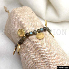 Catcher Brown Angel Stone Bracelet Bangle SKU6569