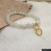 Catcher Angel White stone Bracelet Bangle SKU6570
