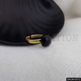 Gold Plated Unique Designer Multi Color Gemstone Adjustable Handmade Ring SKU6572