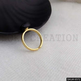 Gold Plated Unique Designer Multi Color Gemstone Adjustable Handmade Ring SKU6572
